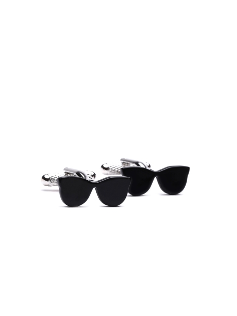 

Alvaro Castagnino Black & Steel-Toned Cufflinks