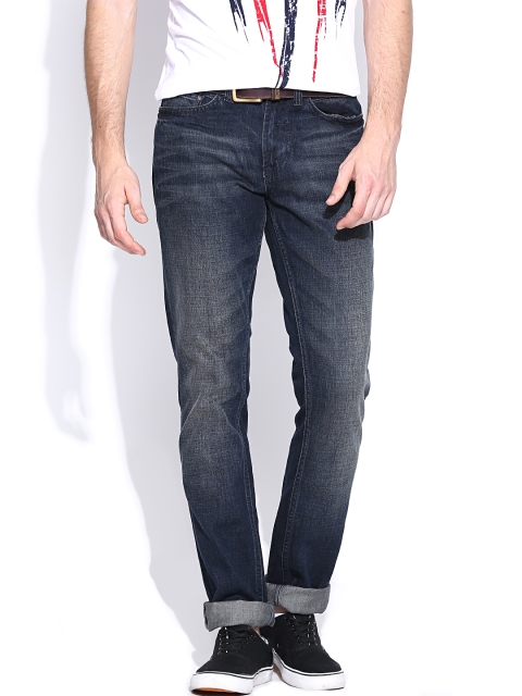 

Celio Navy Washed Slim Jeans, Navy blue