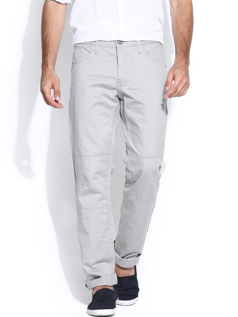 

Celio Grey Bojj Casual Trousers