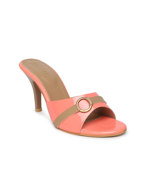 

Wet Blue Women Neon Pink Slim Heels, Coral