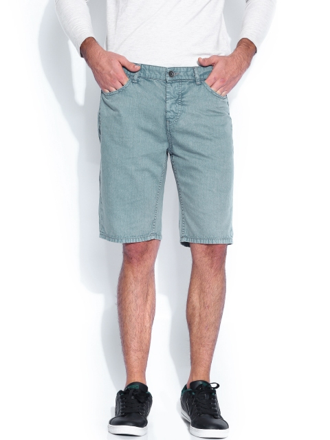

United Colors of Benetton Blue Slim Fit Denim Shorts