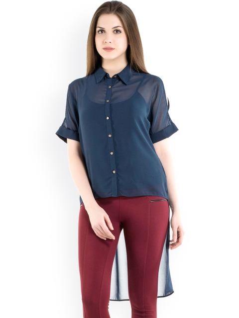 

Kazo Women Navy Shirt, Navy blue