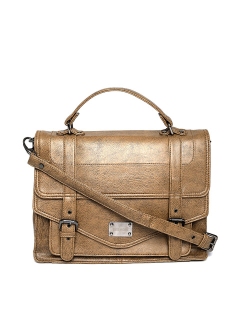 

Gauge Machine Brown Leather Satchel