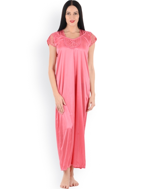 

Klamotten Pink Maxi Nightdress XX104