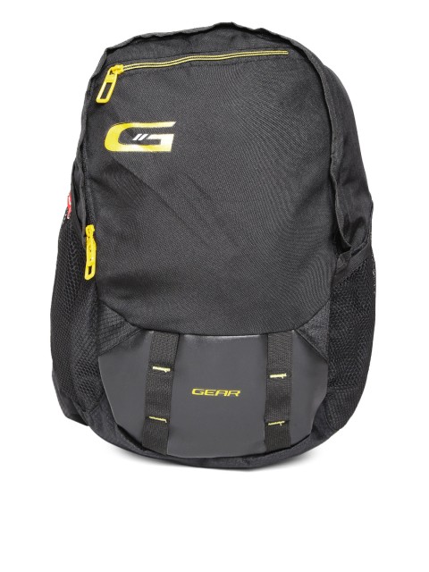 

Gear Unisex Black Waterproof Backpack