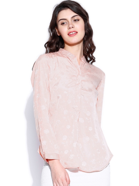 

Tokyo Talkies Peach-Coloured Top