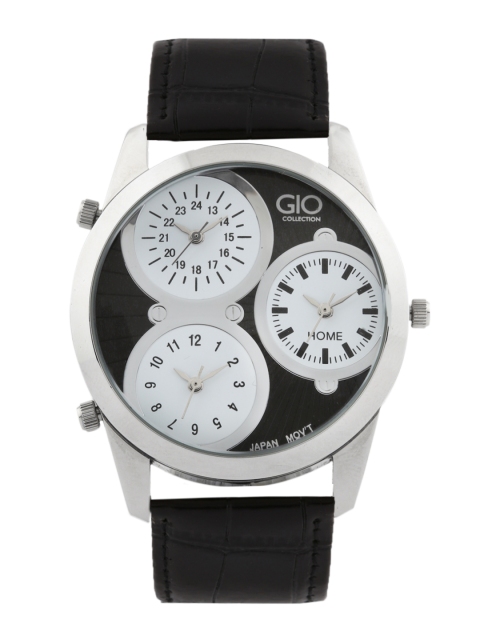 

GIO COLLECTION Men Black & White Dial Watch G0014