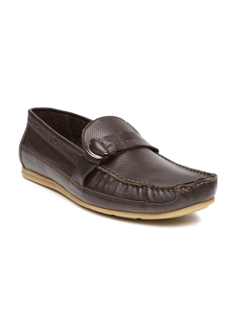 

Van Heusen Men Brown Napa Leather Loafers