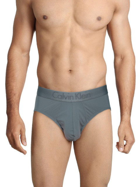 

Calvin Klein Underwear Black Men Grey Hip Briefs U1750D-5GS