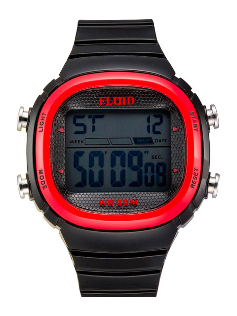 

FLUID Unisex Black Digital Watch DMF-002-RD01