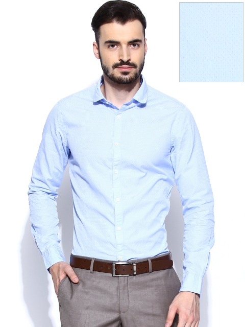 

Blackberrys Blue Trim Fit Formal Shirt