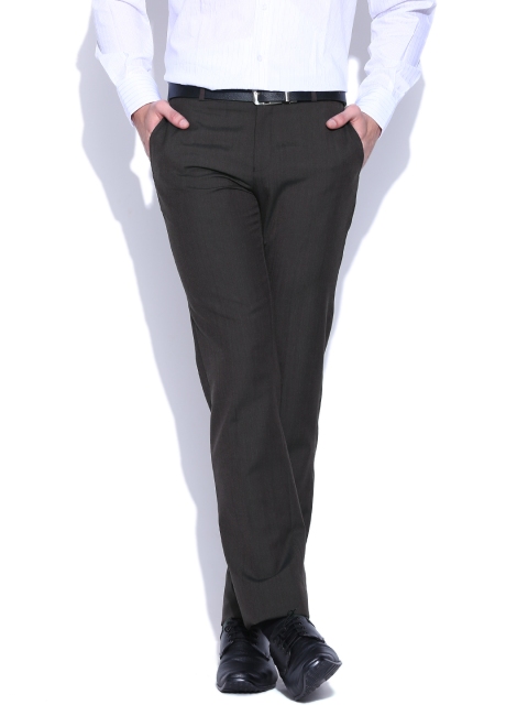

Blackberrys Brown Sharp Fit Formal Trousers