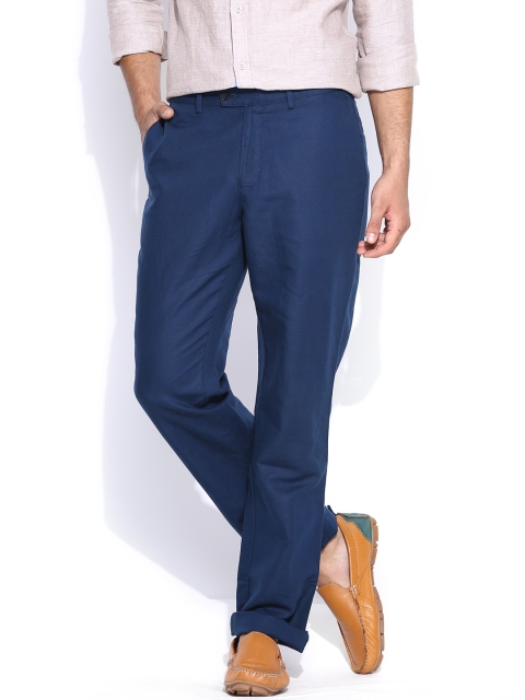 

Blackberrys Blue Sharp Fit Casual Trousers