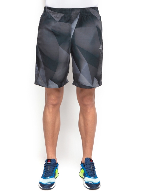

Alcis Men Grey Printed Slim Fit Running Shorts