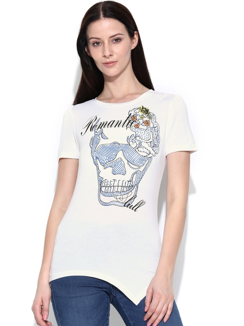 

Fort Collins White Printed Top