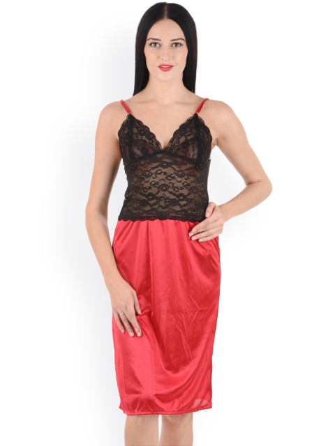 

Klamotten Red & Black Lace Nightdress X34