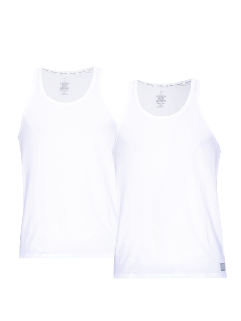 

Calvin Klein Innerwear Pack of 2 White Vests U8513D-100