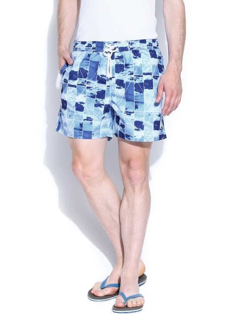

IZOD Blue Printed Shorts