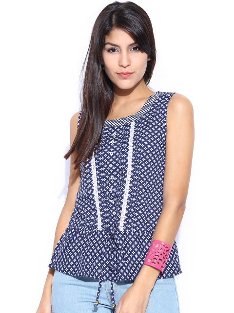 

Vishudh Blue Printed Top