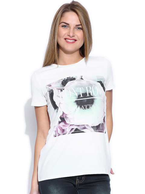 

Vero Moda Off-White Printed Top