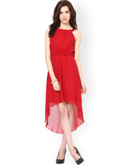 

Harpa Red High-Low Dress