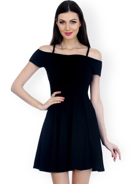 

FabAlley Black Skater Dress