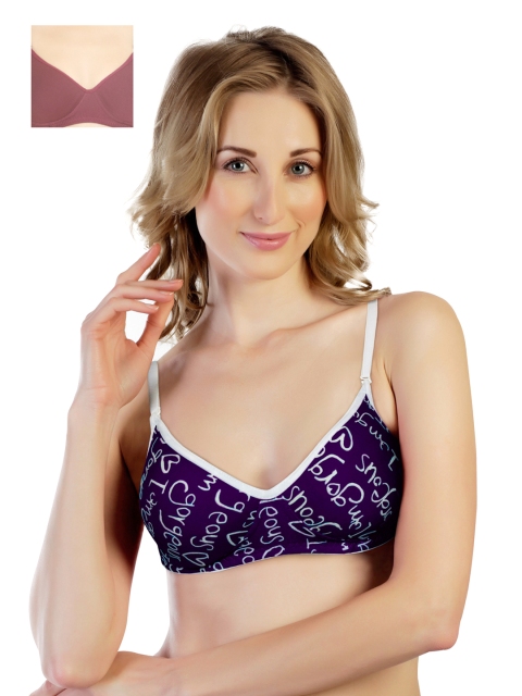 

Tweens Pack of 2 Padded Bras TW1362-1301-MG, Multi