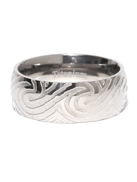 

Peora Men Silver-Toned Ring