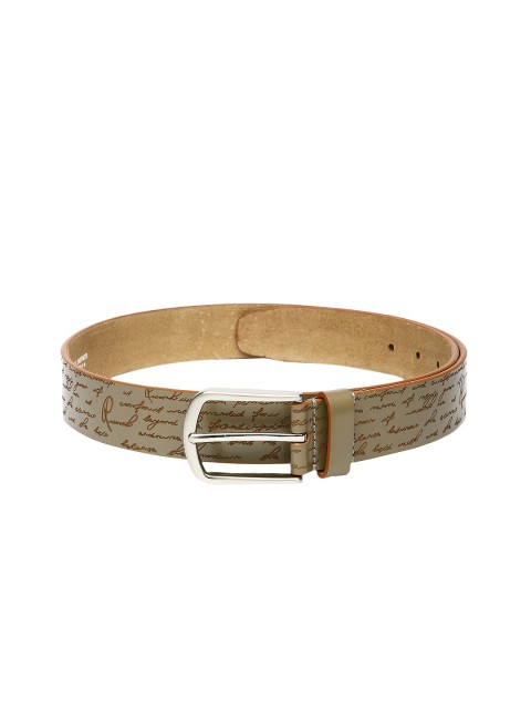 

Ruosh Signature Men Grey Leather Belt