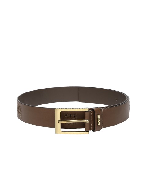 

Ruosh Men Brown Leather Belt
