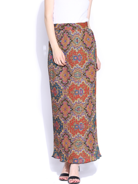 

Tokyo Talkies Multicoloured Printed Maxi Skirt, Multi