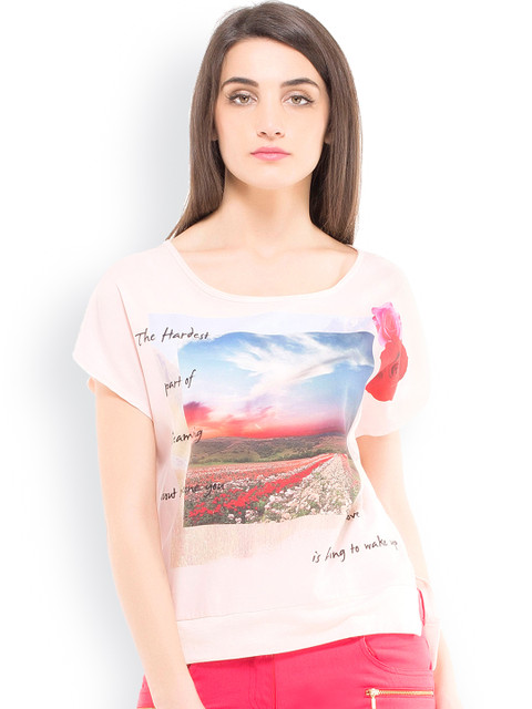 

Kazo Pink Quesa Printed Top