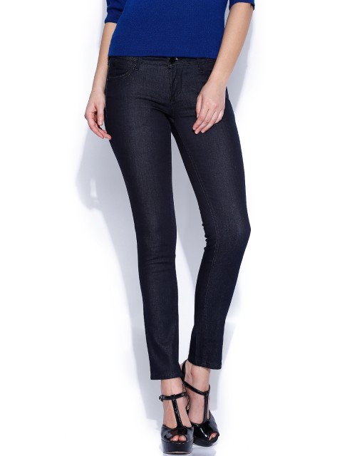 

Van Heusen Woman Navy Legging Fit Stretchable Jeans, Navy blue