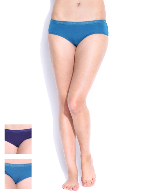 

Amante Women Pack of 2 Hipster Briefs PPK18301, Blue