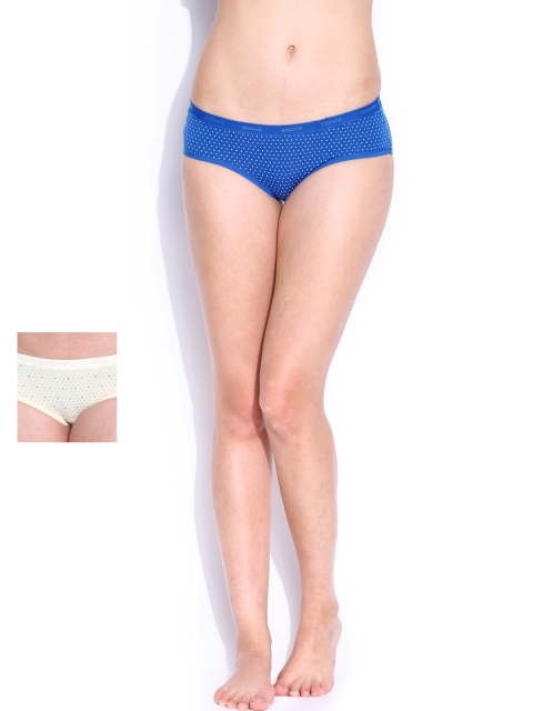 

Amante Women Pack of 2 Printed Hipster Briefs PPK18305, Yellow