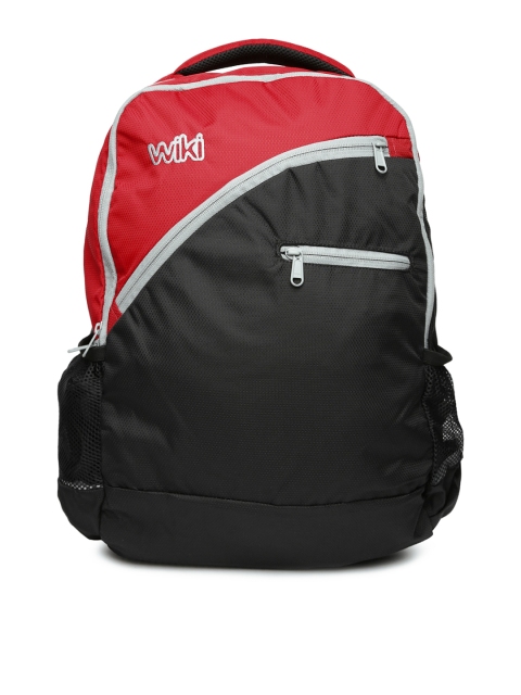 

Wiki by Wildcraft Unisex Black & Red Backpack
