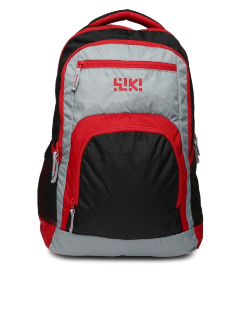 

Wiki by Wildcraft Unisex Black & Red Backpack