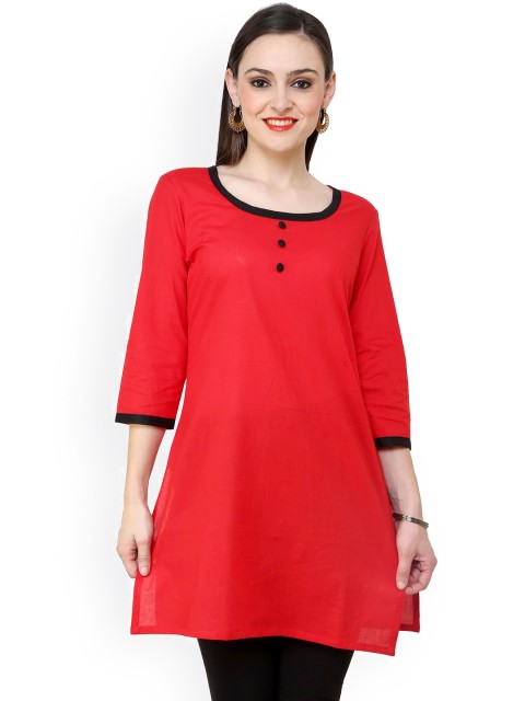 

Pannkh Red Kurta