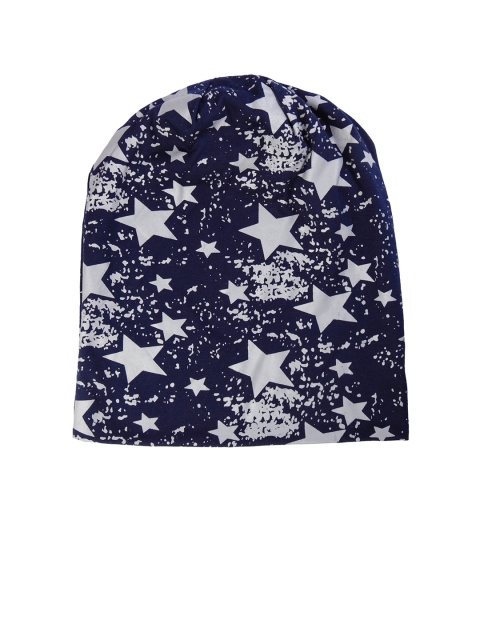 

NOISE Unisex Blue Star Print Beanie