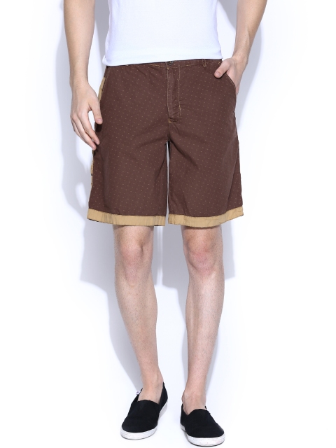 

Pure Play Brown Printed Shorts