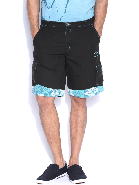 

Pure Play Black Cargo Shorts