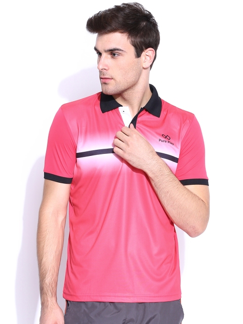 

Pure Play Pink Fitness Polo T-shirt