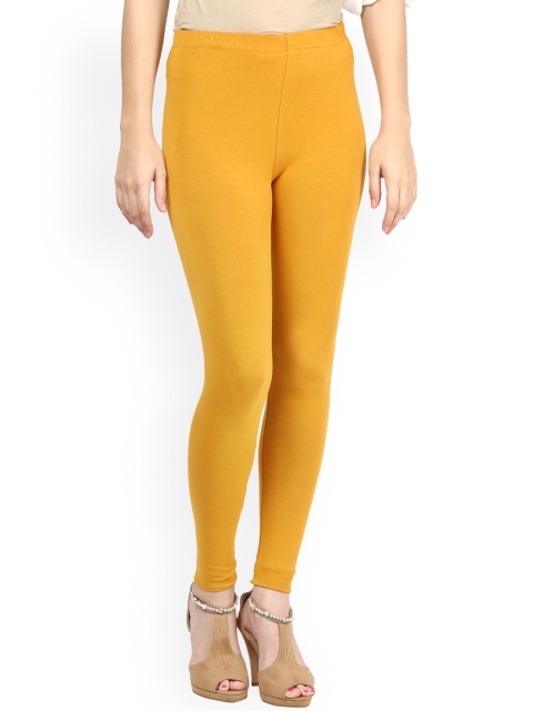 

Sakhi Sang Mustard Yellow Ankle-Length Leggings