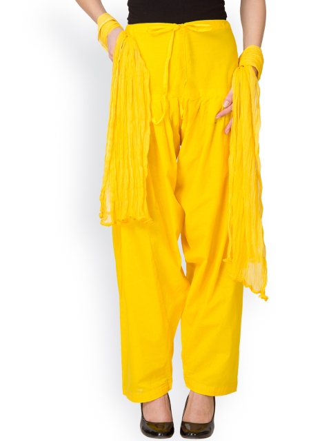 

Castle Yellow Salwar & Dupatta