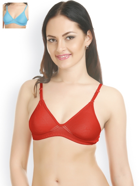 

Tweens Pack of 2 T-shirt Bras TW-258, Red