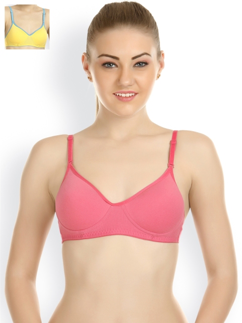 

Tweens Pack of 2 Padded T-shirt Bras TW-1301, Pink