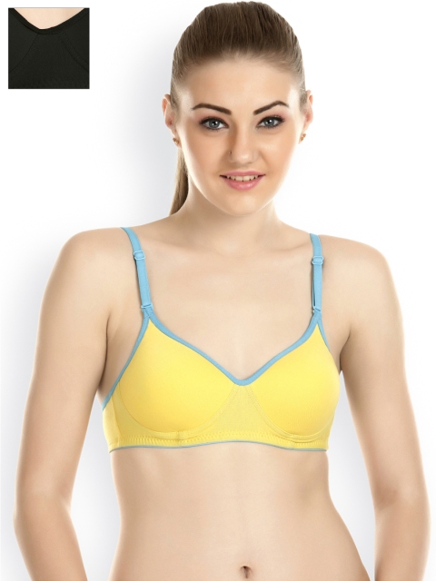 

Tweens Pack of 2 T-shirt Bras TW-1301, Yellow