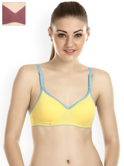 

Tweens Pack of 2 T-shirt Bras TW-1301, Yellow