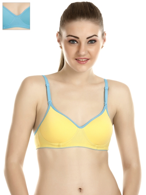 

Tweens Pack of 2 T-shirt Bras TW-1301, Yellow