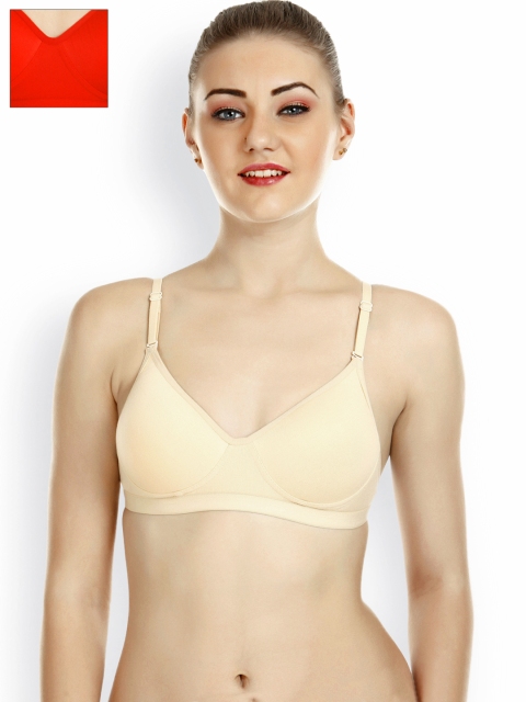 

Tweens Pack of 2 T-shirt Bras TW-1313, Beige